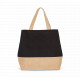 Shopper in tela di cotone e juta KI0235 Kimood