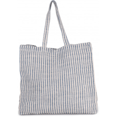 Shopper a righe in juco KI0236 Kimood