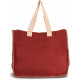 Borsa in juta con cucitura a contrasto KI0248 Kimood