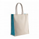 Borsa shopping in cotone/juta - 23 L KI0253 Kimood