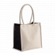 Borsa shopping in cotone/juta - 17 L KI0255 Kimood