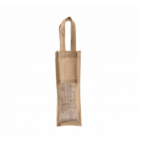 Borsa porta-bottiglia in juta KI0267 Kimood