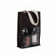 Borsa porta-bottiglie in juta KI0268 Kimood