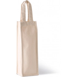 Borsa porta-bottiglia in cotone canvas KI0269 Kimood