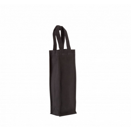 Borsa porta-bottiglia in cotone canvas KI0269 Kimood