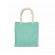 Borsa stile shopper in tela di juta - modello piccolo KI0272 Kimood