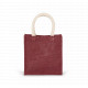 Borsa stile shopper in tela di juta - modello piccolo KI0272 Kimood