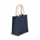 Borsa stile shopper in tela di juta - modello piccolo KI0272 Kimood