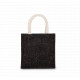Borsa stile shopper in tela di juta - modello piccolo KI0272 Kimood
