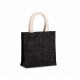 Borsa stile shopper in tela di juta - modello piccolo KI0272 Kimood