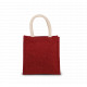 Borsa stile shopper in tela di juta - modello piccolo KI0272 Kimood