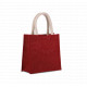 Borsa stile shopper in tela di juta - modello piccolo KI0272 Kimood