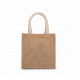 Borsa stile shopper in tela di juta - modello piccolo KI0272 Kimood
