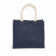 Borsa stile shopper in tela di juta - modello medio KI0273 Kimood