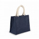 Borsa stile shopper in tela di juta - modello medio KI0273 Kimood