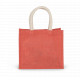 Borsa stile shopper in tela di juta - modello medio KI0273 Kimood