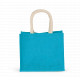 Borsa stile shopper in tela di juta - modello medio KI0273 Kimood