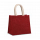 Borsa stile shopper in tela di juta - modello medio KI0273 Kimood