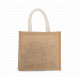 Borsa stile shopper in tela di juta - modello medio KI0273 Kimood