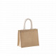 Borsa stile shopper in tela di juta - modello medio KI0273 Kimood