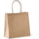 Borsa stile shopper in tela di juta - modello grande KI0274 Kimood