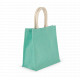 Borsa stile shopper in tela di juta - modello grande KI0274 Kimood