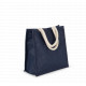 Borsa stile shopper in tela di juta - modello grande KI0274 Kimood