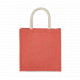 Borsa stile shopper in tela di juta - modello grande KI0274 Kimood