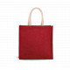 Borsa stile shopper in tela di juta - modello grande KI0274 Kimood