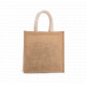 Borsa stile shopper in tela di juta - modello grande KI0274 Kimood