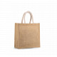 Borsa stile shopper in tela di juta - modello grande KI0274 Kimood