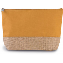 Pochette in cotone canvas & juta KI0276 Kimood