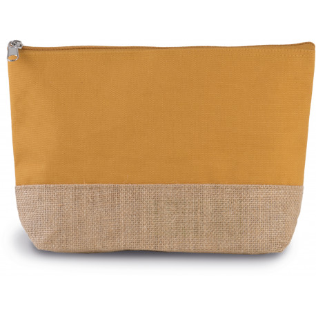 Pochette in cotone canvas & juta KI0276 Kimood
