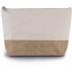 Pochette in cotone canvas & juta KI0276 Kimood