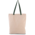 Shopper a soffietto con manico a contrasto KI0278 Kimood