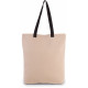 Shopper a soffietto con manico a contrasto KI0278 Kimood