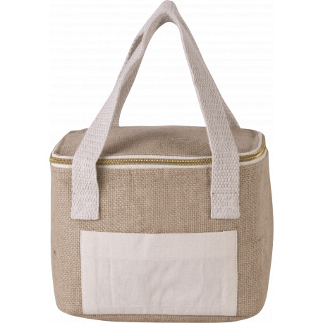 Borsa isotermica in iuta - modello piccolo KI0352 Kimood