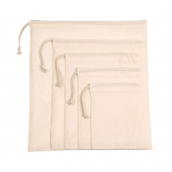 Sacca zaino con coulisse in cotone biologico KI0729 Kimood
