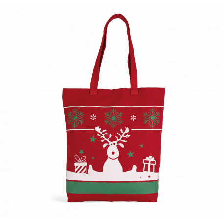 Shopper con motivi natalizi KI0733 Kimood