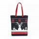 Shopper con motivi natalizi KI0733 Kimood