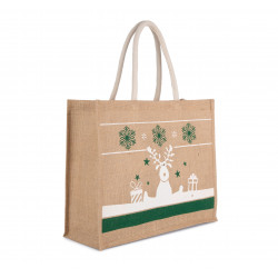 Shopper con motivi natalizi KI0736 Kimood