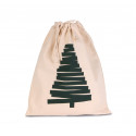 Borsa in cotone con motivo "Abete" KI0746 Kimood