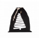Borsa in cotone con motivo "Abete" KI0746 Kimood