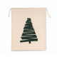 Borsa in cotone con motivo "Abete" KI0746 Kimood