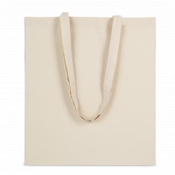 Tote bag in tessuto riciclato effetto cotone KI3207 Kimood