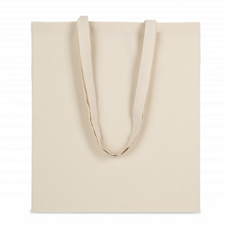 Tote bag in tessuto riciclato effetto cotone KI3207 Kimood