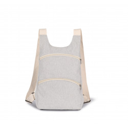 Zaino in tessuto riciclato con tasca posteriore anti-taccheggio. KI5101 Kimood