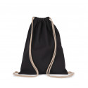 Sacca zaino in tessuto riciclato con coulisse KI5102 Kimood