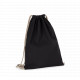 Sacca zaino in tessuto riciclato con coulisse KI5102 Kimood