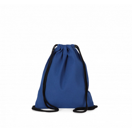 Sacca zaino in tessuto riciclato con coulisse - Misura da bambino KI5103 Kimood